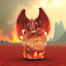 Load image into Gallery viewer, Gothic Planet Dragons Venus Figurine Red Fire Fantasy Statue Astrology Ornament Gift
