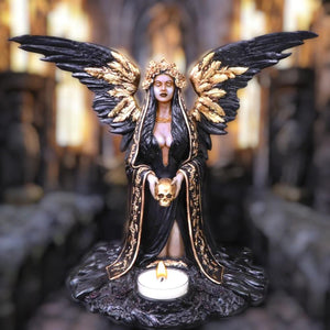 Teresina Dark Reaper Angel Figurine – 28cm Gothic Fantasy Statue