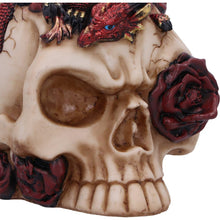 Load image into Gallery viewer, Gothic Fantasy Dragon &amp; Skull Statue Mythical Creature Ornament Romantic Decor

