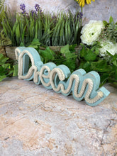 Load image into Gallery viewer, Rustic Rope and Wood Dream Wall Sign Inspiring Decor for a Dreamy Ambience-OsirisTradingUK
