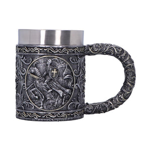 Medieval Knight Tankard Gothic Crusader Mug Templar Warrior Chalice Drinkware