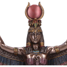 Load image into Gallery viewer, Isis Goddess Figurine Egyptian Magic Wisdom Motherhood Statue Winged decor
