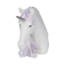 Load image into Gallery viewer, Enchanted Unicorn Bust Ornament Magical Fantasy Decor Mythical Creator Statue
