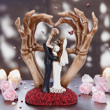 Load image into Gallery viewer, Gothic Skeleton Wedding Figurine Fantasy Art Decor Romantic Halloween Gift
