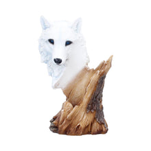 Laden Sie das Bild in den Galerie-Viewer, Wolf Head Wine Holder Fantasy Gothic Home Decor Animal Sculpture Wine Rack
