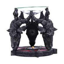 Laden Sie das Bild in den Galerie-Viewer, Witchcraft Ritual Oil Burner - Baphomet Gothic Altar Decor Occult Ornament
