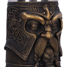 Laden Sie das Bild in den Galerie-Viewer, Norse Odin Tankard Viking God Drinking Mug Mythology Valhalla Collectible
