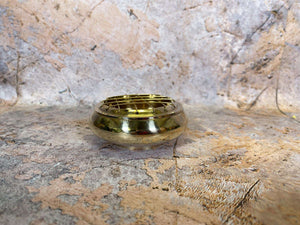 Brass Bowl Incense Burner Perfect for Zen and Meditation Practitioners Hand Made from Quality Metal Ideal for Your Altar or Space Clearing-OsirisTradingUK