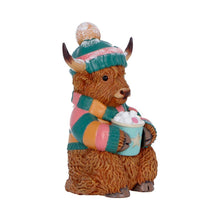 Load image into Gallery viewer, Highland Cow Statue Figurine Ornament Christmas Winter Scottish Cow Gift
