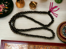 Load image into Gallery viewer, Authentic Rosewood Buddhist Prayer Mala Beads - 108 Handcrafted Polished Beads for Meditation with Elegant Gift Box and Friendship Knot
