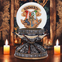 Load image into Gallery viewer, Harry Potter Wand Snow Globe 16.5cm - Officially Licensed Collectible with Hogwarts Crest
