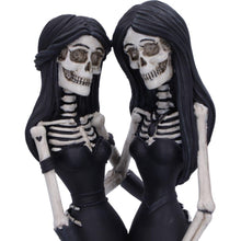 Load image into Gallery viewer, Gothic Couple Figurine Eternal Sisters Ornament Fantasy Macabre Decor Statue
