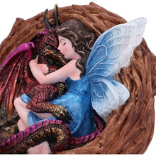 Load image into Gallery viewer, Enchanted Fairy and Dragon Mystical Creature Figurine Fantasy Statue  Art decor
