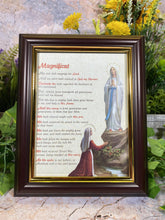 Load image into Gallery viewer, Laminated Framed Picture Blessed Virgin Mary Our Lady of Lourdes Christianity Religious Wall Decor-OsirisTradingUK
