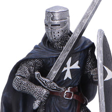 Laden Sie das Bild in den Galerie-Viewer, Dark Templar Knight Statue Figurine Ornament Medieval Crusader Sword Shield
