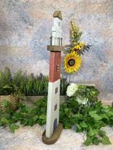 Load image into Gallery viewer, Vintage Charm Coastal Elegance Reclaimed Wood Rustic Wooden Lighthouse-OsirisTradingUK
