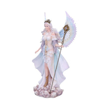 Load image into Gallery viewer, Spiritual Angel Figurine Elegant Celestial Ornament with Staff Enchanted Statue Decor
