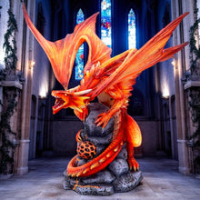 Load image into Gallery viewer, Gothic Fire Dragon Anne Stokes Fantasy Mythical Figurine Age of Dragons Statue
