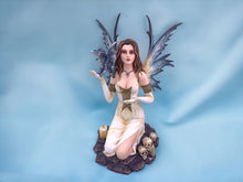 Load image into Gallery viewer, Enchanted Resin Fairy with Dragon Statue - Handcrafted Fantasy Figurine, Mythical Creature Decor, Magic Realm Sculpture, Collector&#39;s Piece
