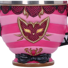 Load image into Gallery viewer, Alice in Wonderland Cheshire Cat Cup Pinkys Up Mug Fantasy Drinkware Stainless Steel Liner
