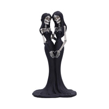 Load image into Gallery viewer, Gothic Couple Figurine Eternal Sisters Ornament Fantasy Macabre Decor Statue
