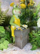 Load image into Gallery viewer, Hilarious Resin Frog Barbeque Chef Garden Ornament - Bring Fun to Your Outdoor Space!-OsirisTradingUK
