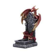 Load image into Gallery viewer, Fantasy Gothic Dragon Tealight Holder Ornament Majestic Statue Home Decor
