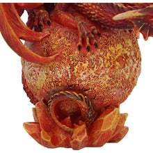 Load image into Gallery viewer, Gothic Planet Dragons Venus Figurine Red Fire Fantasy Statue Astrology Ornament Gift
