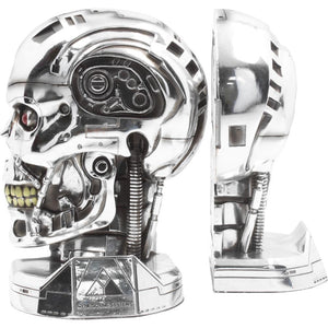 Official T2 Judgement Day Bookends T-800 Endoskeleton Figurines Movie Collectible