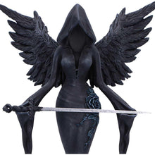 Load image into Gallery viewer, Femme Fatale Warrior Angel Statue Gothic Dark Feminine Hooded Winged Ornament Fantasy Decor

