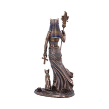 Load image into Gallery viewer, Bastet Goddess of Protection Figurine Egyptian Cat Statue Egyptian Mythology
