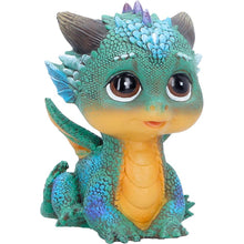 Load image into Gallery viewer, Blaze Mini Dragon Statue Cute Baby Fantasy Figurine Ornament  Mythical Decor
