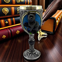 Load image into Gallery viewer, Gothic Black Cat Drinking Goblet Wiccan Chalice Resin Wine Cup Witchcraft Decor
