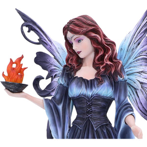 37cm Fantasy Fairy Figurine - Gothic Fairy Statue, Resin Collectible, Enchanted Home Decor