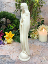 Load image into Gallery viewer, Alabaster Sculpture Virgin Mary Figurine Statue Religious Ornament Church Chapel-OsirisTradingUK
