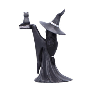 Little Souls Shimmer Witch Figurine Cat Spell book Gothic Altar Wiccan Art  Decor