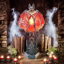 Load image into Gallery viewer, Gothic Bat Lamp Shadow Wing Table Lamp Nemesis Now Fantasy Vampire Decor
