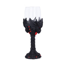 Load image into Gallery viewer, Dragon Goblet Gothic Fantasy Wine Glass Medieval Chalice Halloween Drinkware
