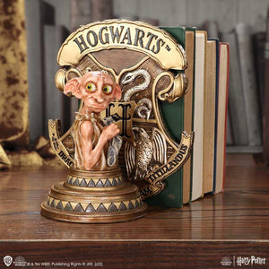 Harry Potter Dobby Bookend 20cm - Officially Licensed Collectible Hogwarts House Crest