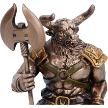 Laden Sie das Bild in den Galerie-Viewer, Minotaur Mini Figurine Greek Mythology Beast Warrior Axe Statue Ornament Art
