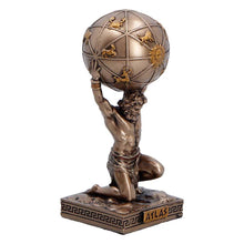Load image into Gallery viewer, Atlas Titan Mini Figurine Greek Mythology Statue Sky Bearer Ornament Art Decor
