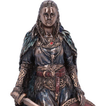 Load image into Gallery viewer, Freya Goddess Figurine Norse Warrior Deity Statue Pagan Mythology Love &amp; War
