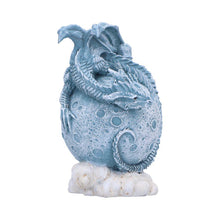 Load image into Gallery viewer, Lunar Moon Planet Fantasy Dragon Statue Gothic Celestial Figurine Mystical Art
