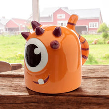 Load image into Gallery viewer, Novelty Upside Down Ceramic Mug - Monstarz Monster
