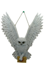 Load image into Gallery viewer, Majestic Hanging Owl Figurine with Letter Wildlife Bird Ornament Sculpture Decor
