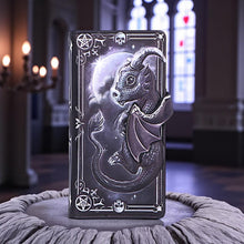 Load image into Gallery viewer, Lucifly Gothic Embossed Purse Moon Design Wallet Cult Cuties Dark Fantasy Gift
