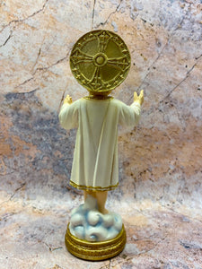 Divine Child Jesus Resin Statue, Blessed Christ Child Figurine for Spiritual Decor, Christian Faith Ornament, Religious Art Collectible 24cm-OsirisTradingUK