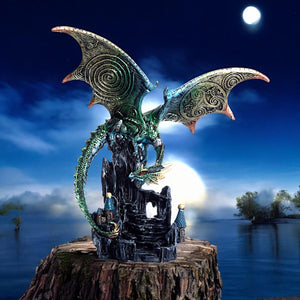 Magic Guardian Dragon Statue - Fantasy Art Figurine Ornament for Collectors