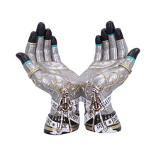 Load image into Gallery viewer, Hands of the Future Palmistry Crystal Ball Holder 20cm | Gothic Decor Resin Ornament
