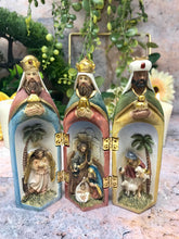 Load image into Gallery viewer, Nativity Triptych Religious Ornament Figurine Statue Symbol Worship Christmas
